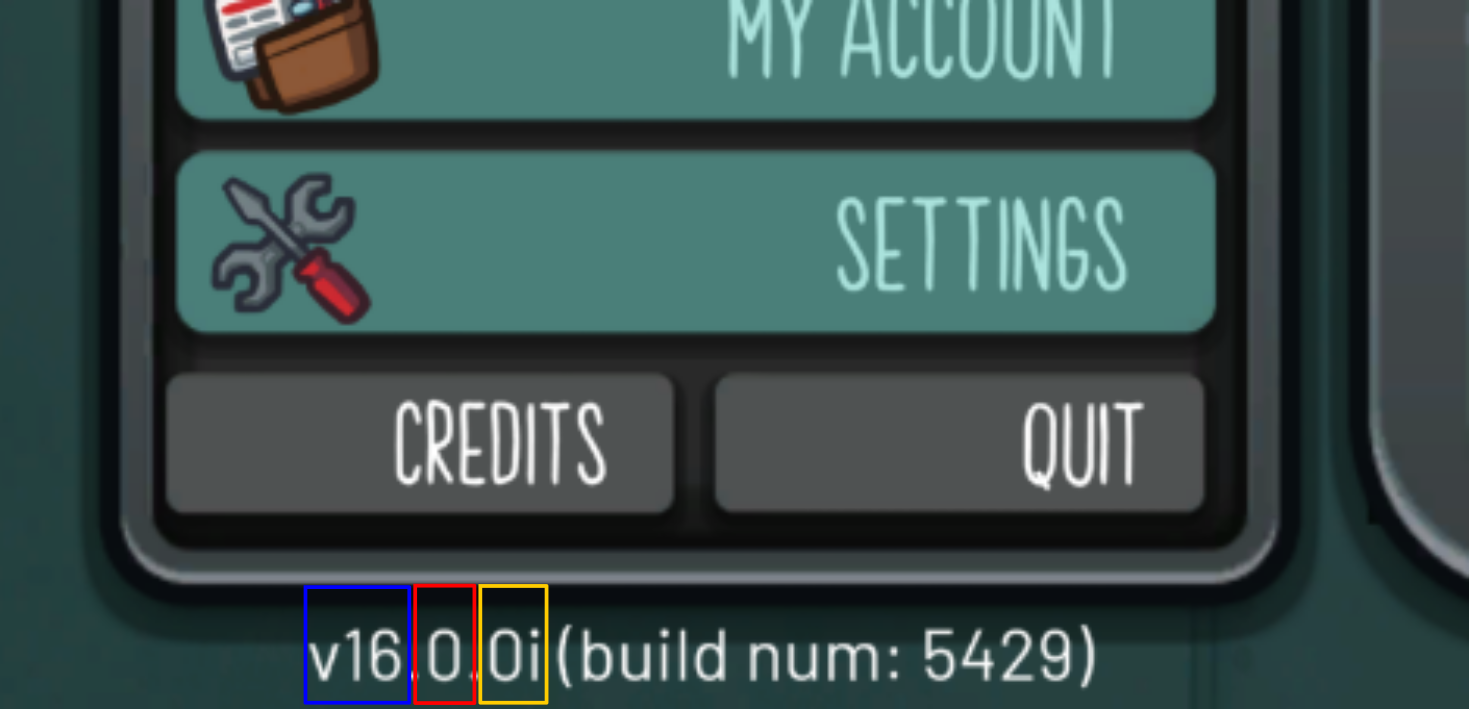 Among Us Version Number Changes Innersloth Creators of Among Us